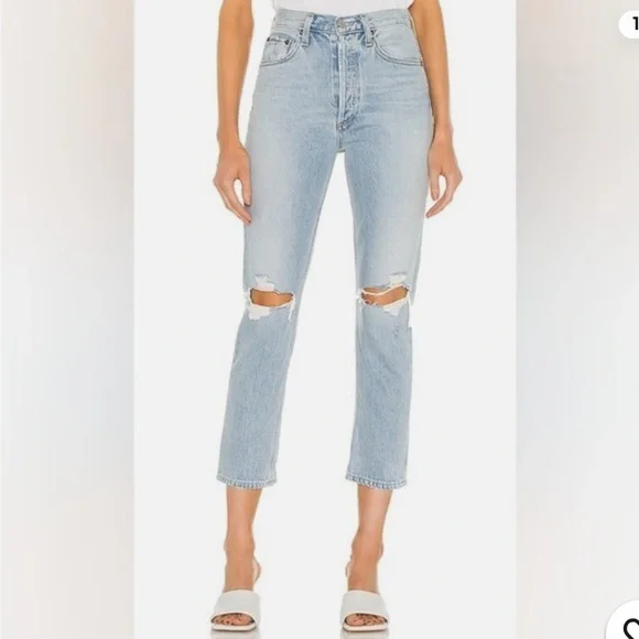 Agolde Riley High Rise Jeans - Picture 1 of 6
